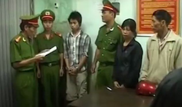 Lúc đầu Diễn chối tội, cho rằng mình vô can trong vụ án này, nhưng qua đấu tranh, thuyết phục, Diễn đã khai nhận thủ phạm chính trong vụ án này là Nguyễn Hoài Thương (17 tuổi) cùng trú ở Buôn Hồ, Đắk Lắk.