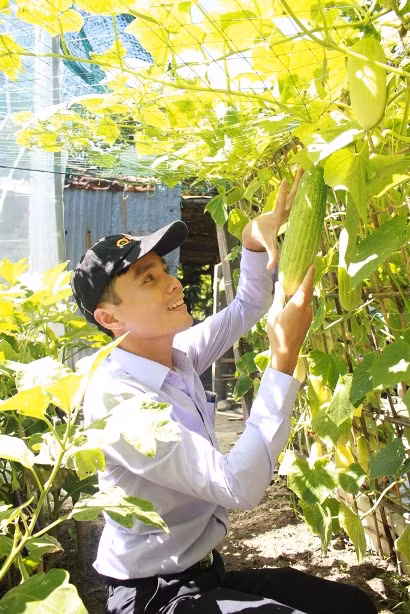 Trong rau sach khong can dat... 4 nguoi an chi 300.000 dong/thang-Hinh-3