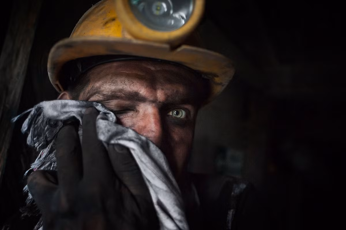 Anh Jorge Gutierrez làm việc tại mỏ La Pita.