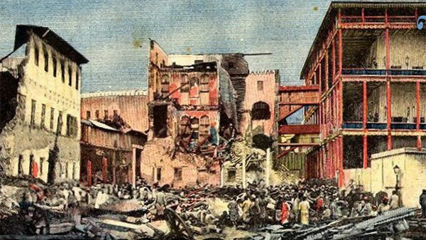 Do vậy, lực lượng phòng thủ cung điện đầu hàng Anh. Vì vậy, cuộc chiến kết thúc với thắng lợi thuộc về Anh. Nước này chỉ có một thủy thủ bị thương trong trận chiến đó.