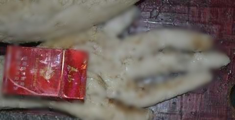 Thêm nữa, ông Li tuyên bố xác người ngoài hành tinh được bảo quản tốt trong tủ đá của gia đình kể từ khi xảy ra vụ tai nạn UFO vào tháng 3/2013. Thế nhưng, cảnh sát và cơ quan chức năng cho hay đó chỉ là mô hình giả làm từ cao su.