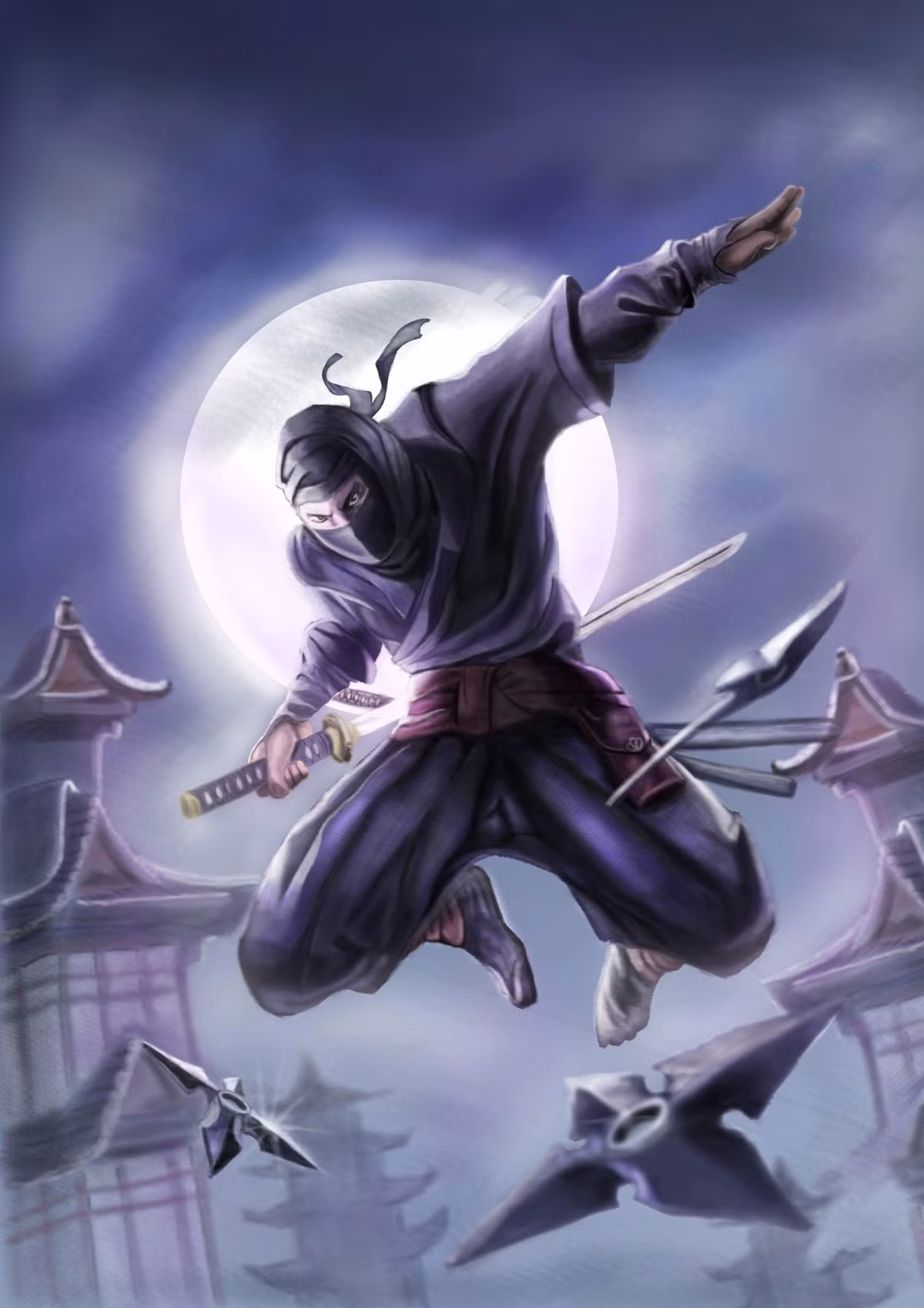 Để tăng tính sát thương, ninja có thể tẩm thuốc độc chết người lên các cạnh sắc nhọn của Shuriken.