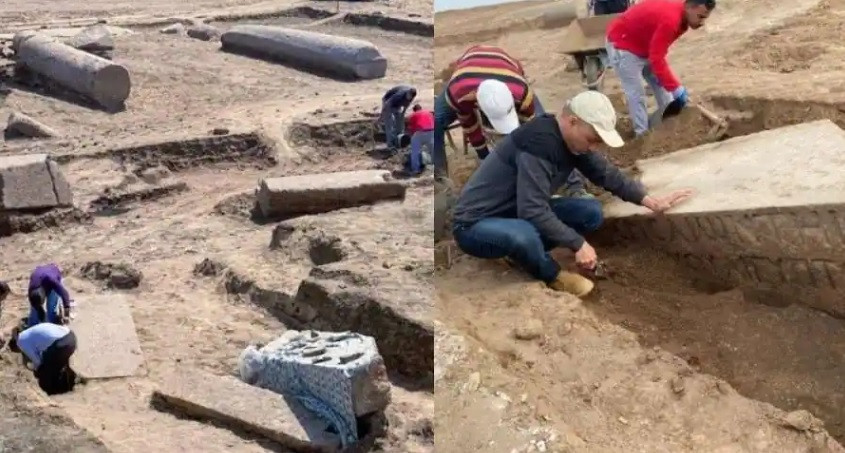 Ông Mustafa Waziri - Tổng Thư ký của Hội đồng Cổ vật tối cao Ai Cập cho biết vị trí của đền thờ thần Zeus được xác định sau khi các thiết bị thăm dò tìm thấy dấu tích của một cánh cổng khổng lồ nằm trên một khu đất tại địa điểm này.