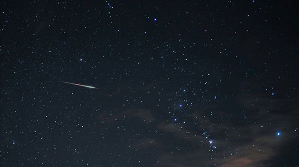 Trận mưa sao băng lớn nhất năm được quan sát từ Brecon Beacons, xứ Wales. (Ảnh: BBC)