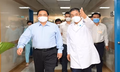 Thu tuong Pham Minh Chinh lam viec tai TP.HCM