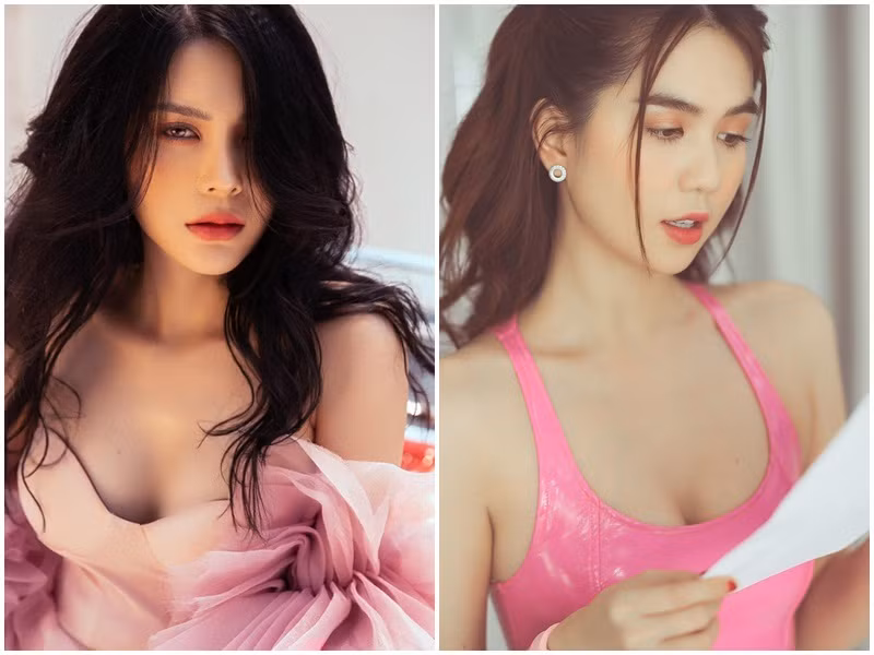 Ngọc Trinh có biệt danh là "nữ hoàng nội y" trong khi Lily Chen có danh xưng "ngọc nữ bolero", bản sao người mẫu Kendall Jenner.