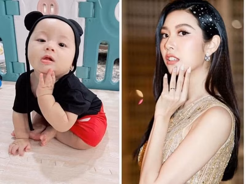 Thúy Vân từng tiết lộ con trai đắt show nhờ bàn tay điệu nghệ như hoa hậu.