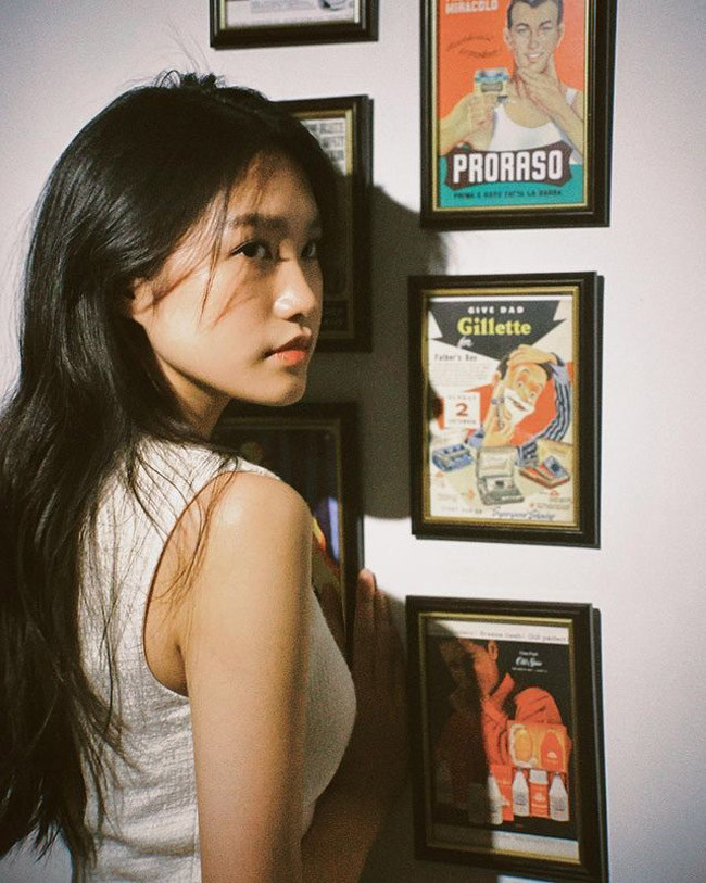 Bên cạnh đó, Hải My còn làm mẫu ảnh cho nhiều thương hiệu thời trang có tiếng.