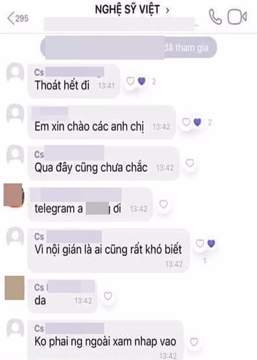 Phuong Thanh len tieng khi bi don co trong nhom chat “Nghe si Viet”