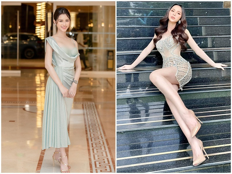 Tường Vi có chiều cao 1m66, số đo 3 vòng gợi cảm 83-60-92 cm vào thời điểm thi Đại sứ hoàn mỹ.