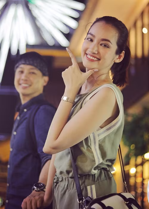 Giữa năm 2016, Trúc Diễm phát hiện bản thân bị cường giáp. Bờ vai vững chắc cho cô tựa vào khi cô bị bệnh chính là ông xã.