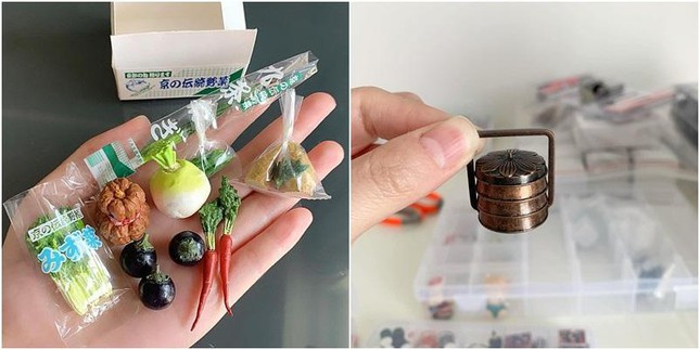 "Ngôi nhà mini" trước và sau khi được bày nội thất.