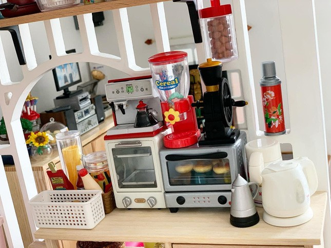 Góc nướng bánh, châm trà phê mỗi sáng.