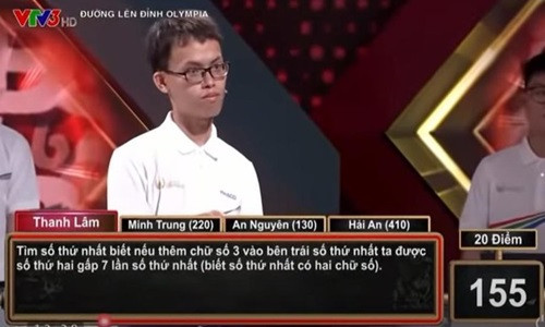 Cau hoi Olympia khien netizen xon xao vi qua phuc tap