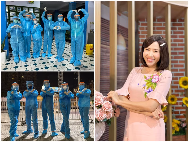 Trong những ngày đầu TP.HCM thực hiện giãn cách, MC Quỳnh Hoa cùng một số nghệ sĩ như Hoàng Phi Kha, MC Quốc Bình, Phương Thảo, Huỳnh Như trở thành tình nguyện viên hỗ trợ chống dịch COVID-19. Theo Quỳnh Hoa, nhóm dậy lúc 7h sáng và kết thúc công việc vào khoảng 3h sáng hôm sau.