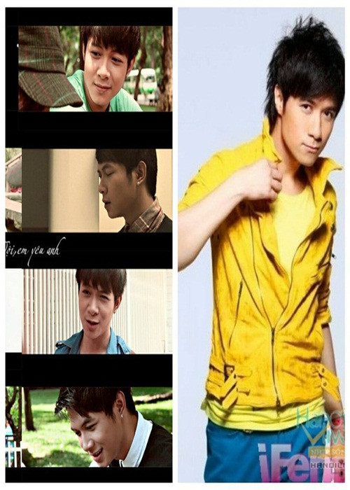 Bạn trai của Diệu Nhi còn được chú ý bởi gương mặt hao hao diễn viên Cổ Cự Cơ đóng phim "Tân dòng sông ly biệt". Ảnh: Zing