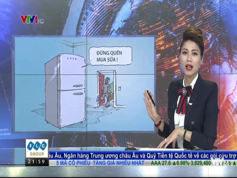 Cuối tháng 2/2021, Ngọc Trinh đăng tải hình ảnh trở lại vị trí quen thuộc của bản tin Tài chính Kinh doanh trên VTV1.