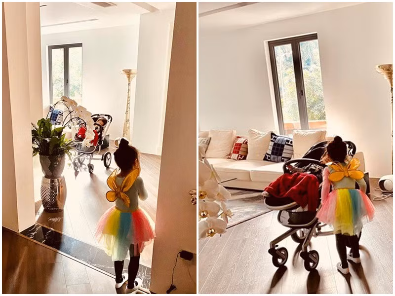 Tháng 12/2020, Ngọc Trinh bất ngờ chia sẻ hình ảnh một bé gái mặc váy "cô tiên" đến bên một em bé trong xe đẩy kèm dòng trạng thái: "Mình đã mất 30 phút để viết status này. Càng ngắn càng khó. Càng đơn giản càng không dễ". Một số đặt nghi vấn phải chăng BTV Ngọc Trinh đã có hai con.