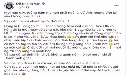 Khanh Van - Si Thanh len tieng ve tin don suyt choang nhau-Hinh-2