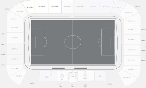 Gia ve tran Viet Nam gap Indonesia cao nhat khoang 800.000 dong