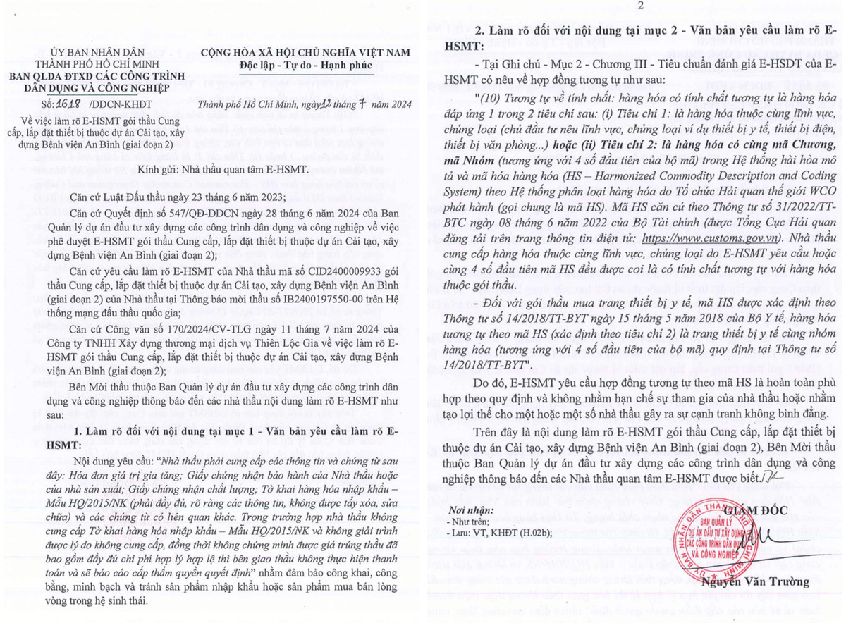 Hai nhà thầu cạnh tranh gói thầu tại Bệnh viện An Bình - Hình 2 Hai nha thau canh tranh goi thau tai Benh vien An Binh-Hinh-2