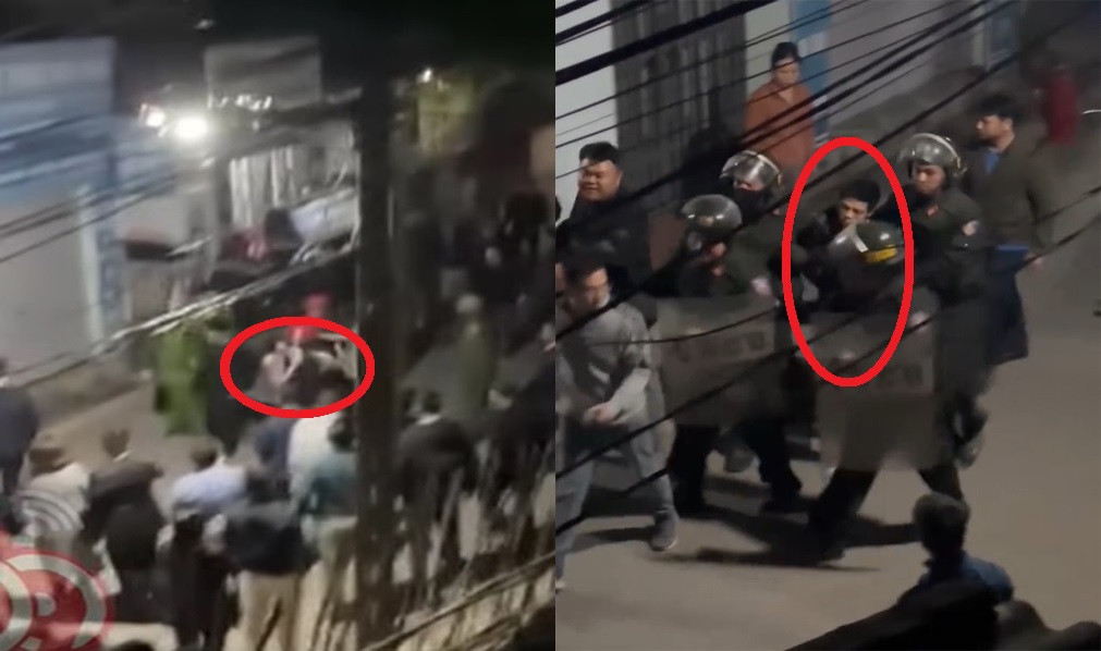 GD Cong an Hung Yen truc tiep chi dao bat giu ke khong che co gai trong spa