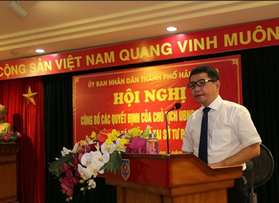 Giám đốc Sở Tư pháp Hải Phòng Đỗ Đại Dương xin thôi việc - Hình 2 Giam doc So Tu phap Hai Phong Do Dai Duong xin thoi viec-Hinh-2
