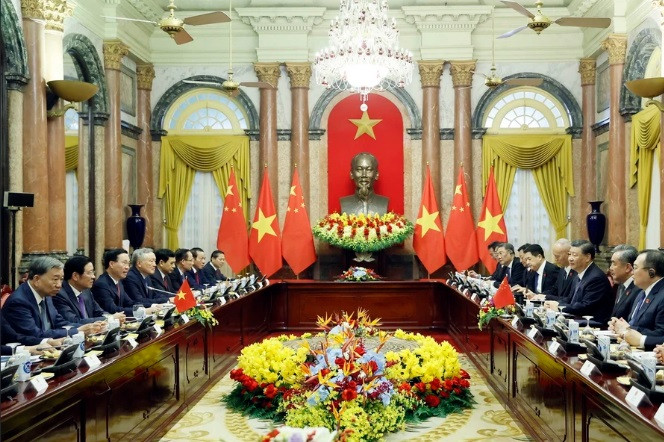 Chu tich nuoc Vo Van Thuong hoi dam Tong Bi thu, Chu tich nuoc Trung Quoc Tap Can Binh-Hinh-2
