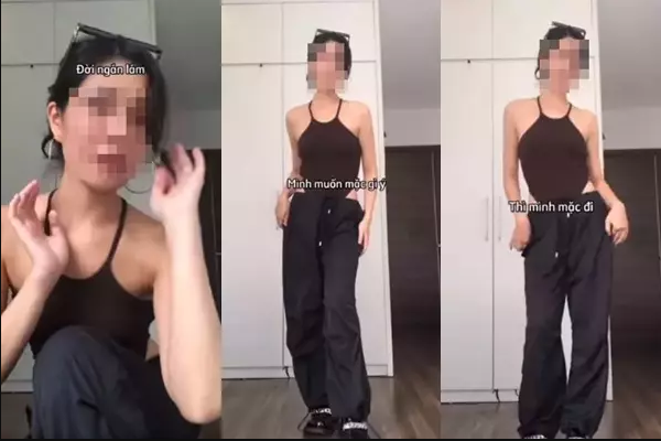 Đoạn clip này lập tức lên xu hướng và đã đến tai cô cô gái trong video. Nữ chính sau đó đã quay video bày tỏ quan điểm cá nhân về trang phục của mình và yêu cầu nam "tóp tóp" phải công khai xin lỗi cô.