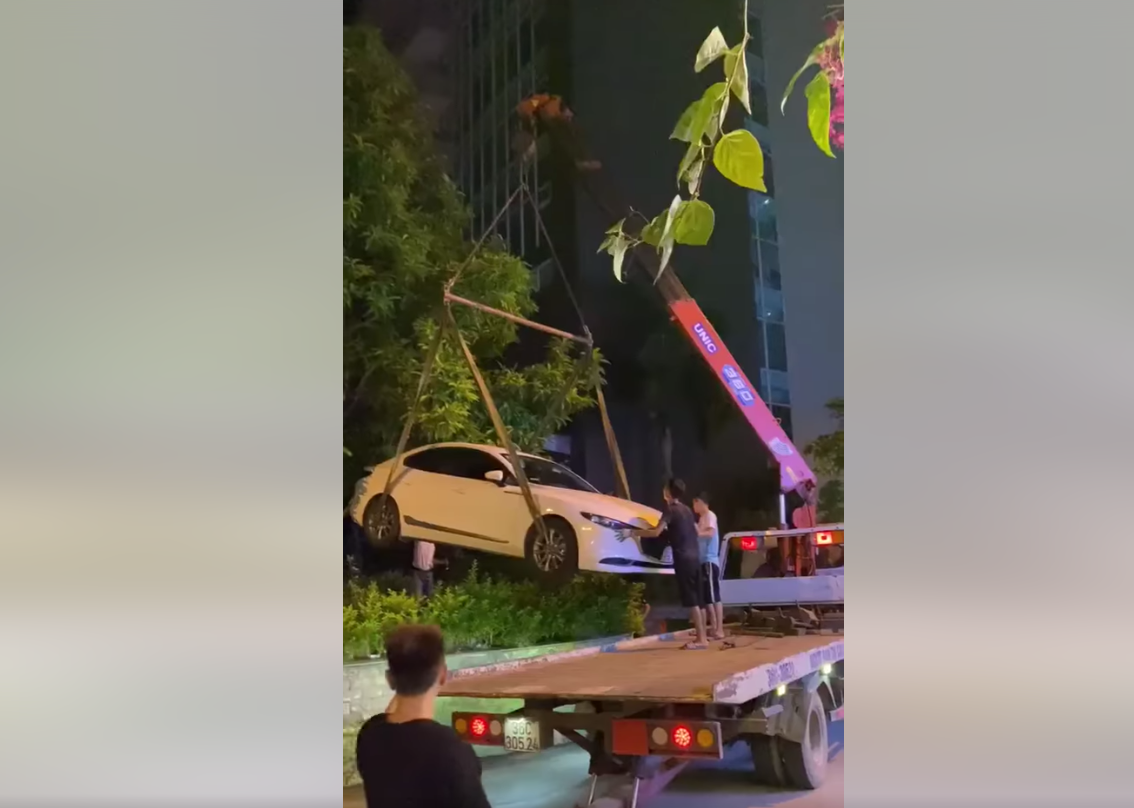 Tuy nhiên không ít cư dân mạng lại cho rằng hành động giấu xe của chủ nhà không đúng. Tài xế đã đậu xe quá thiếu ý thức nên phải chịu hậu quả là chuyện đương nhiên. Còn chủ nhà có thể bị kiện ngược lại vì tội phá hoại tài sản người khác, cũng như tội phá huỷ cây xanh công cộng. Ảnh: Cắt ra từ clip