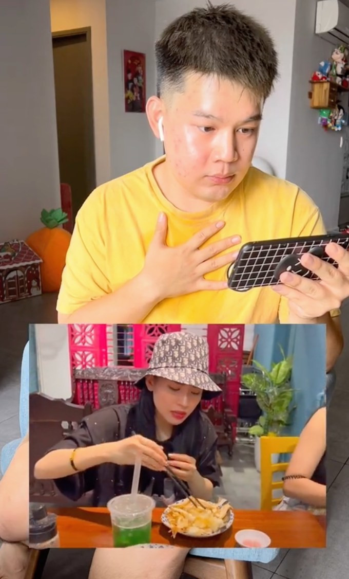 Ngay khi xem được màn review của "chiến thần" Hà Linh, Long Chun cũng đã lên một clip riêng phản hồi lại. Anh cho biết bản thân rất vui khi được Hà Linh đến tận quán ăn thử và đưa ra những đánh giá chân thành.