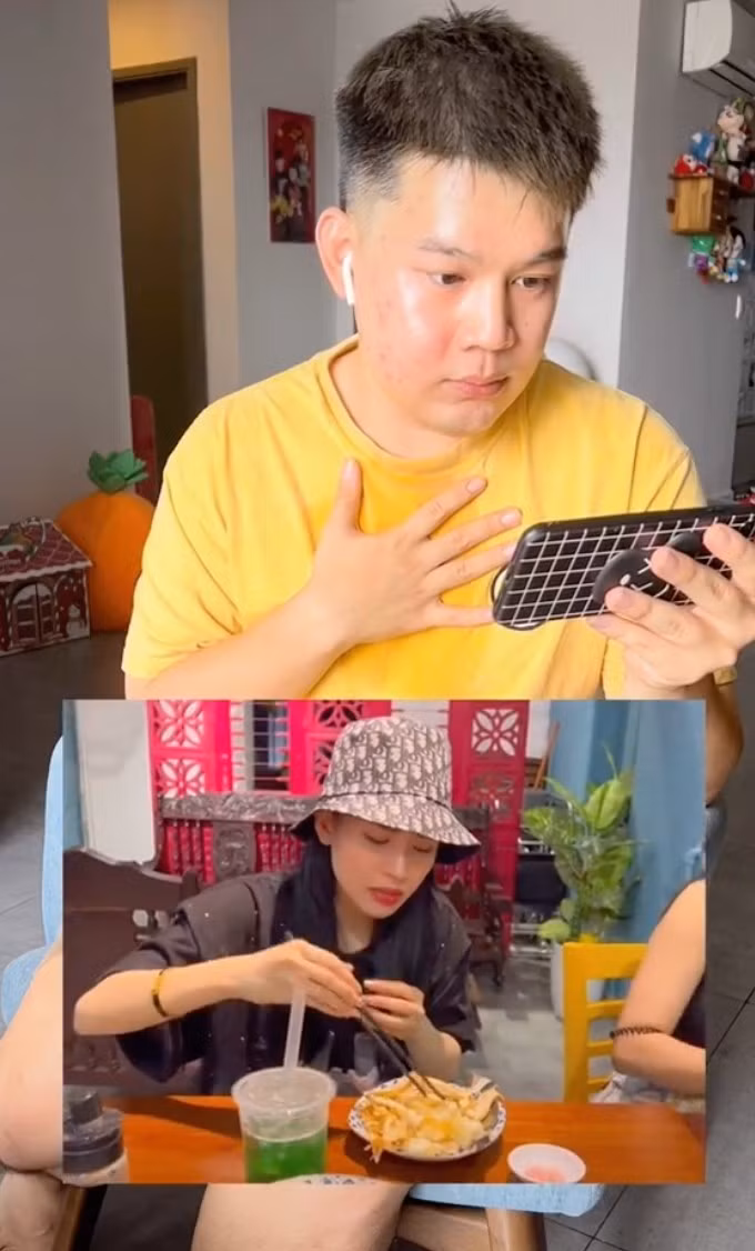 Ngay khi xem được màn review của "chiến thần" Hà Linh, Long Chun cũng đã lên một clip riêng phản hồi lại. Anh cho biết bản thân rất vui khi được Hà Linh đến tận quán ăn thử và đưa ra những đánh giá chân thành.