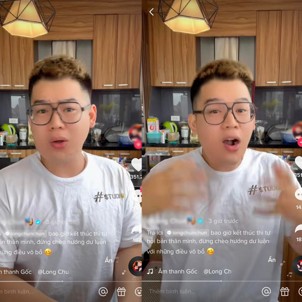 Long Chun ngay sau đó cũng đã lên tiếng phản bác lại, cho rằng Cô Gái Có Râu đang có góc nhìn tiêu cực, phi lý và định hướng dư luận đến những khía cạnh không tốt về một sự việc. Ảnh: Tổng hợp