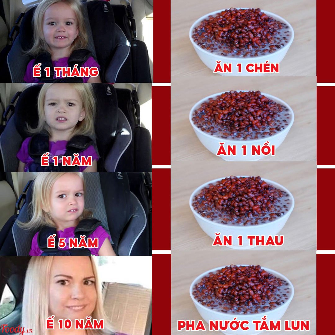 Cư dân mạng còn truyền tay nhau nguyên tắc ăn chè đậu đỏ thoát ế ngày Thất Tịch. Ảnh: Tổng hợp