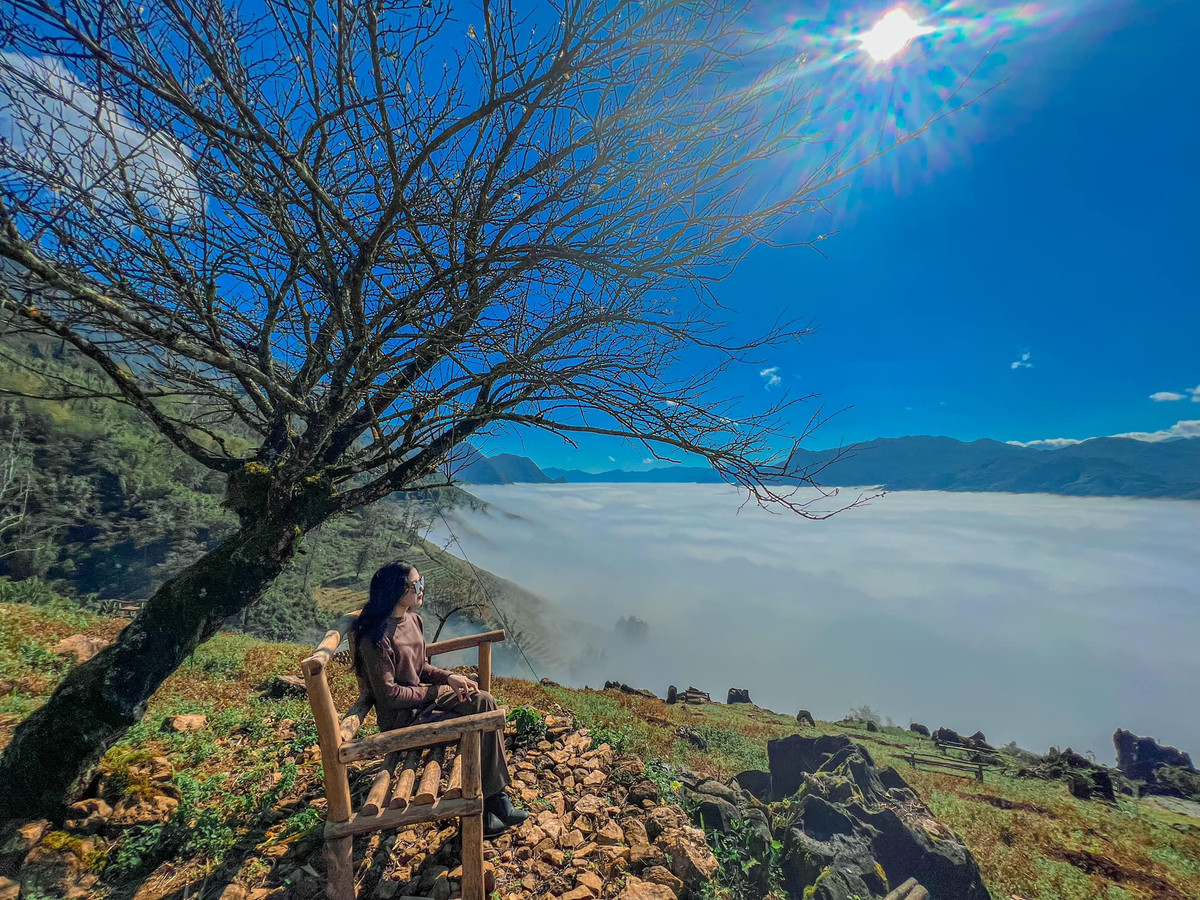 Với khung cảnh nên thơ, hòa mình cùng thiên nhiên, cộng với nhiệt độ khá thấp nên Sa Pa chính là địa điểm du lịch xả stress cực chill vào những ngày nghỉ lễ. Ảnh: Nguyễn Khánh Huyền