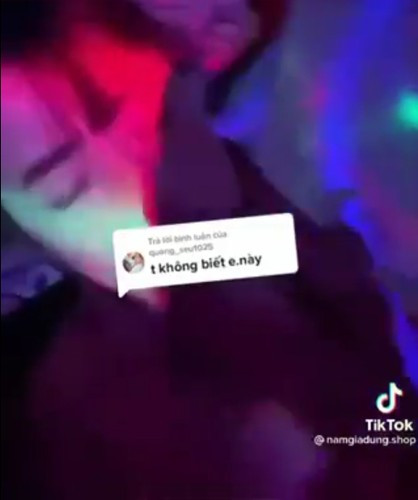 Trước đó TikToker Quỳnh Alee cũng bị gán là nữ chính trong đoạn clip "phê pha" này, cô sau đó cũng bất lực phân trần trên trang cá nhân.