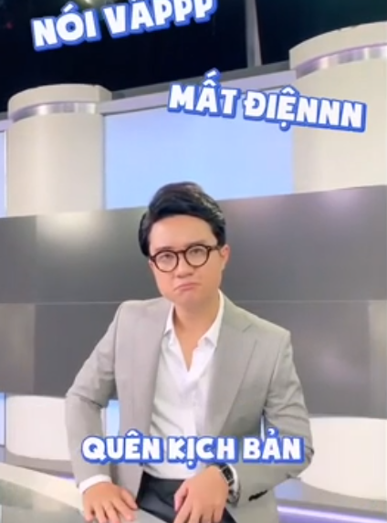 Đoạn clip TikTok của BTV Sơn Lâm nhanh chóng nhận được sự quan tâm của cộng đồng mạng, bởi lẽ nếu không phải người trong ngành sẽ không biết được "góc khuất" hiếm thấy như vậy. Ảnh: Chụp màn hình