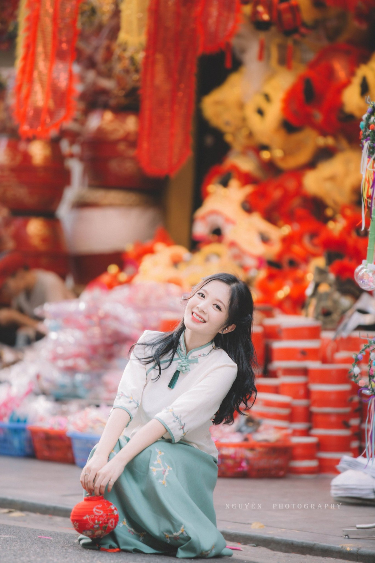 Với vẻ ngoài xinh xắn, nụ cười tươi tắn, rạng rỡ, Ngọc Huyền nhanh chóng “gây thương nhớ” qua từng khung hình. Ảnh: Lê Thanh Nguyên