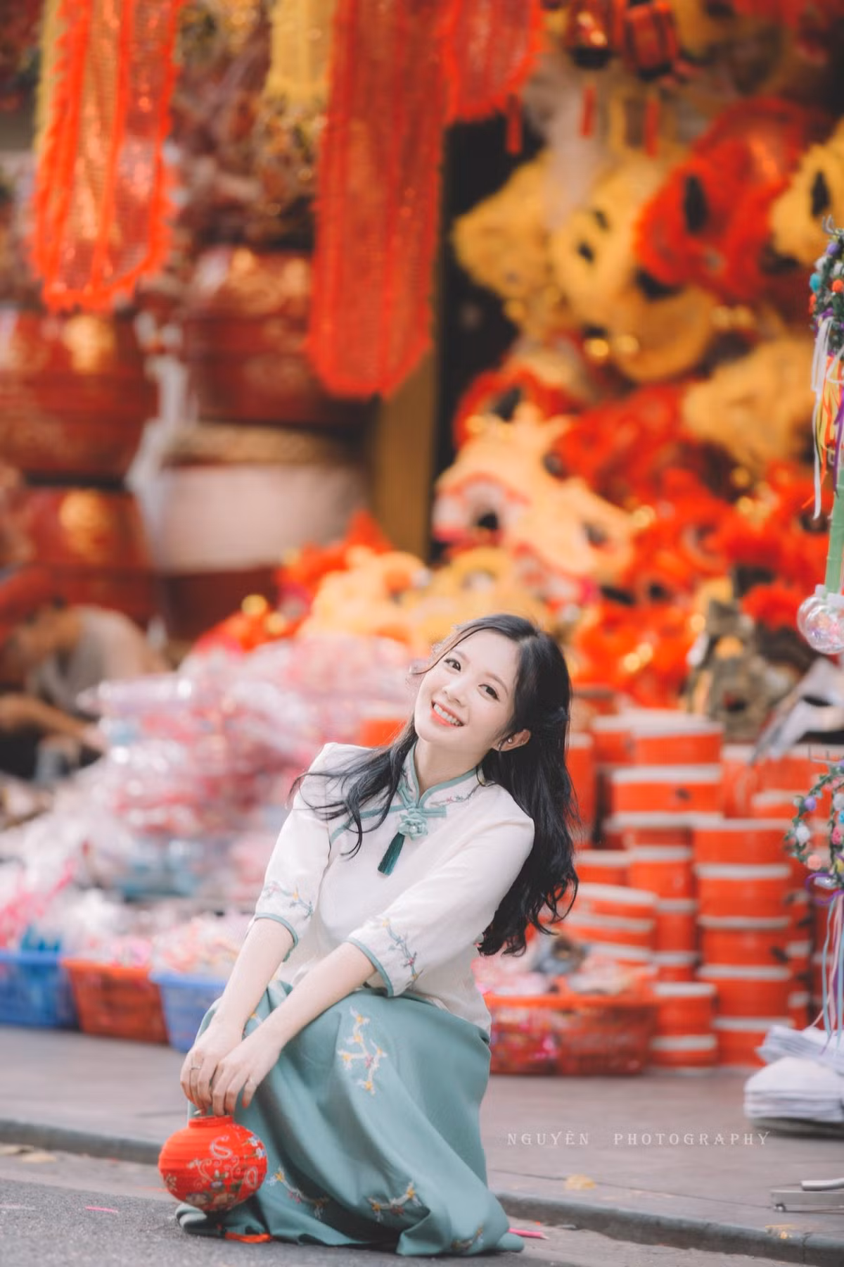 Với vẻ ngoài xinh xắn, nụ cười tươi tắn, rạng rỡ, Ngọc Huyền nhanh chóng “gây thương nhớ” qua từng khung hình. Ảnh: Lê Thanh Nguyên