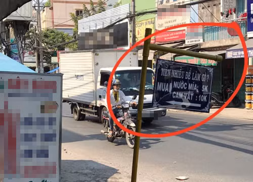 Một biển quảng cáo hài hước đánh trúng tâm lý của người...nhiều tiền.