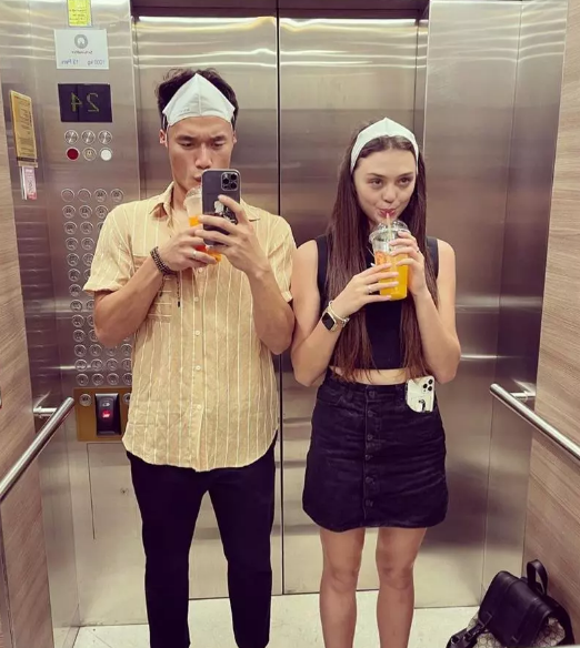 Bất chấp những khoảnh khắc bị chồng dìm hàng không thương tiếc, Dianka vẫn xinh đẹp và đang hạnh phúc trông chờ từng ngày em bé chào đời.