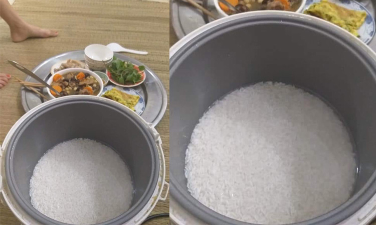 Bữa ăn hôm nay sao lại quá, có rau, có thịt nhưng lại thiếu mất... cơm.