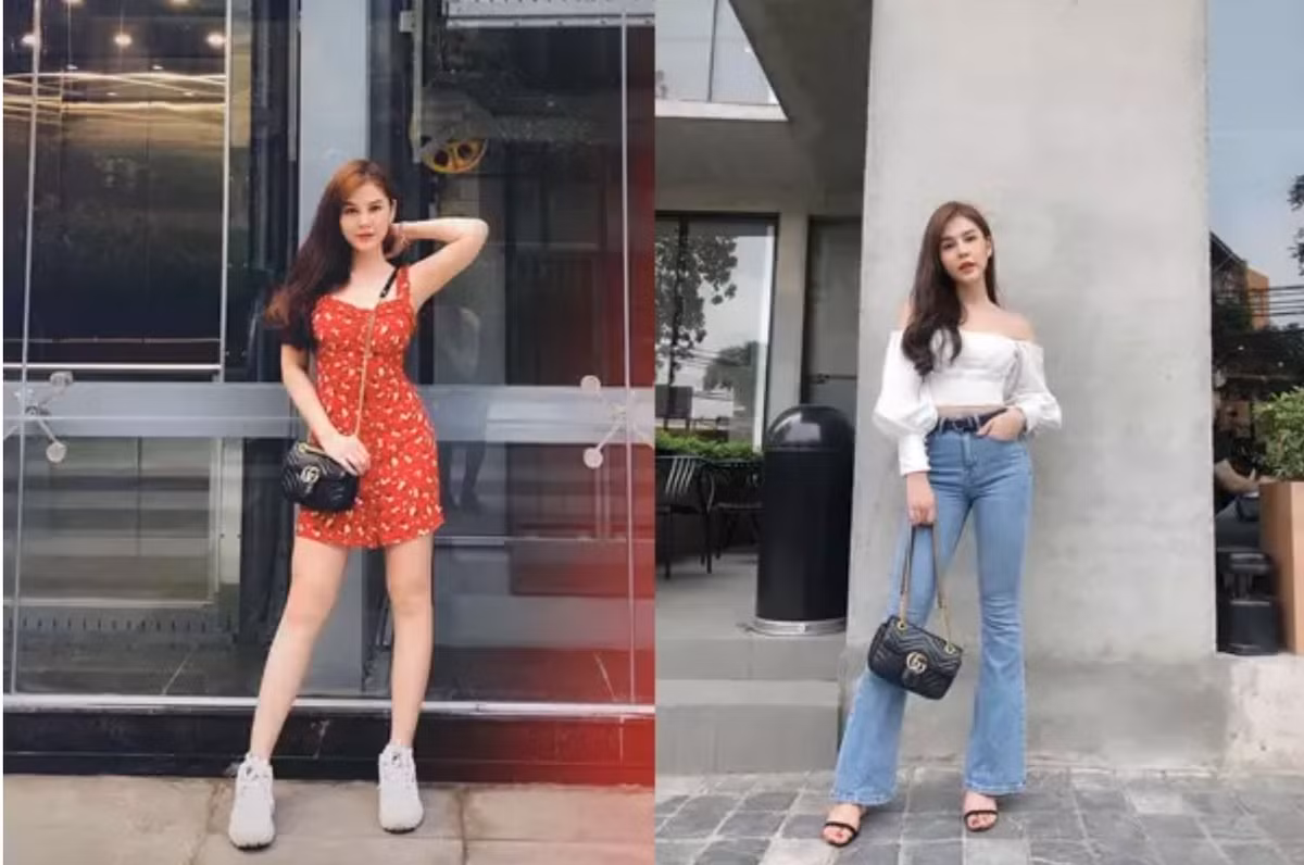 Chiếc túi này được Thu Hoài mua khá lâu. Từ năm 2019 đã thấy nữ MC xinh đẹp check-in cùng "em nó".