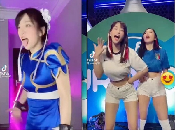 Lê Bống từng gây tranh cãi với động tác “lè lưỡi” khi quay video để thể hiện phong cách riêng.