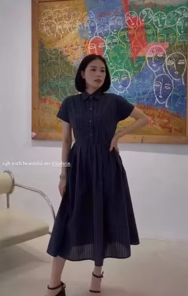 Theo lẽ thường, những cô gái gần đến ngày cưới thường hạn chế việc cắt tóc để tránh sự cố hỏng tóc và để tóc dài cũng sẽ dễ tạo nhiều kiểu hơn trong ngày trọng đại. Tuy nhiên, Linh Rin lại cắt ngắn đến ngang vai.