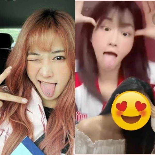 Không chỉ vậy, người đẹp sinh năm 1995 cũng nhắc lại vụ lùm xùm về clip "uốn lưỡi bảy lần" khi bị anti vì lè lưỡi quá nhiều. Thời điểm đó, hành động này của Lê Bống được xem như "cà khịa" lại netizen.