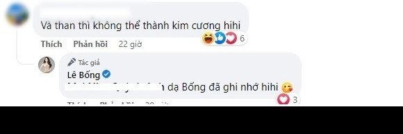 Trước những góp ý netizen, khác với những lần đáp trả căng thẳng trước đó, hot TikToker sau đó vào nhận sai và để lại bình luận: "Vâng, Bống biết rồi".