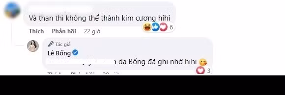 Trước những góp ý netizen, khác với những lần đáp trả căng thẳng trước đó, hot TikToker sau đó vào nhận sai và để lại bình luận: "Vâng, Bống biết rồi".