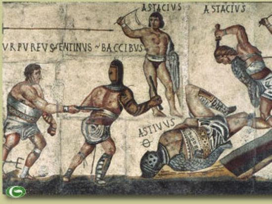 Hoàng đế Trajan của đế chế La Mã từng tổ chức sự kiện kéo dài 123 ngày nhằm kỷ niệm chiến thắng quân sự của mình tại đấu trường La Mã. Theo đó, khoảng 11.000 động vật và 10.000 người tham gia các cuộc so tài đẫm máu.