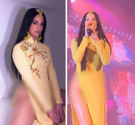 Năm 2019, cộng đồng người Việt tại Mỹ cũng như cộng đồng mạng Việt Nam đồng loạt lên tiếng chỉ trích việc nữ ca sĩ người Mỹ Kacey Musgraves mặc "áo dài... không quần" biểu diễn tại đêm nhạc ở Dallas (Mỹ).